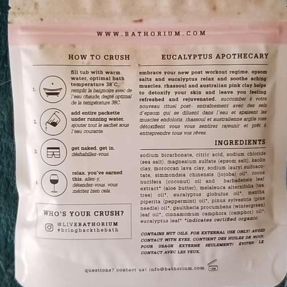 2 for 50 Bathorium Crush Bath Soak Set - Picture 4 of 6